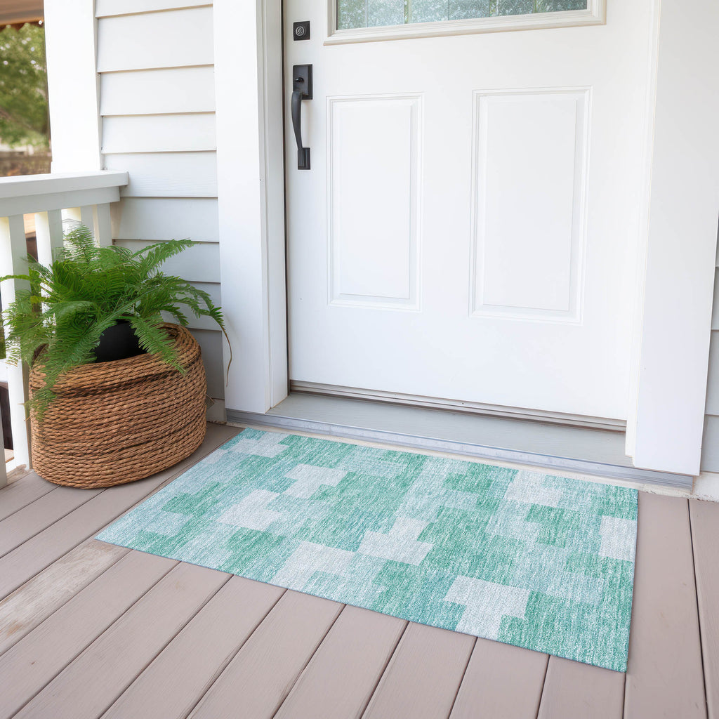 addison chantille acn659 teal rug