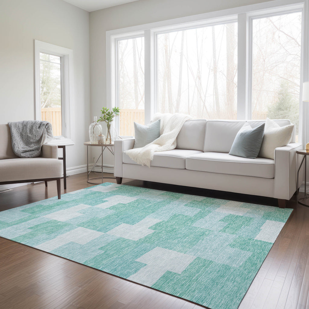 addison chantille acn659 teal rug