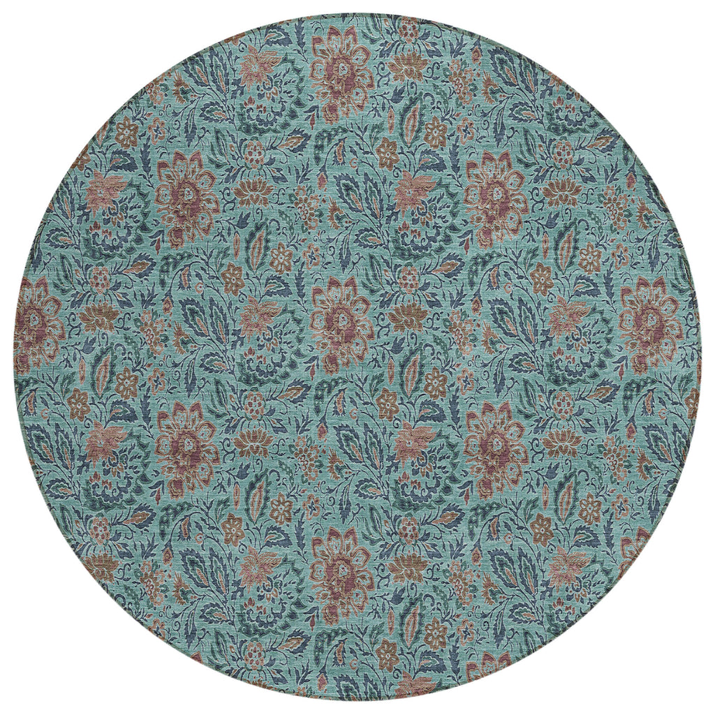 addison chantille acn660 teal rug