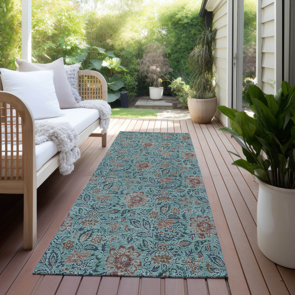 addison chantille acn660 teal rug