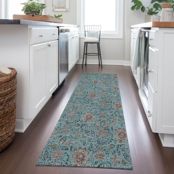 addison chantille acn660 teal rug