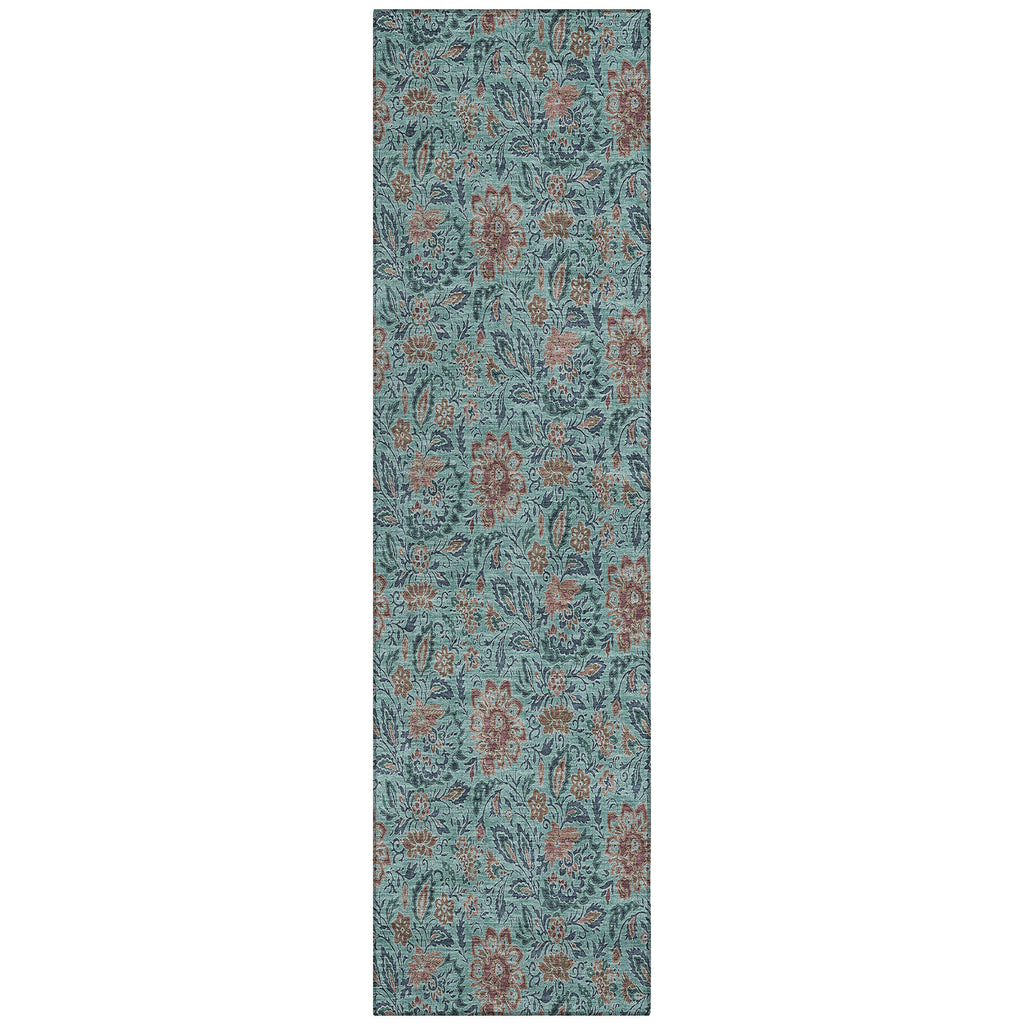 addison chantille acn660 teal rug