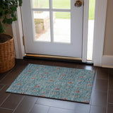 addison chantille acn660 teal rug