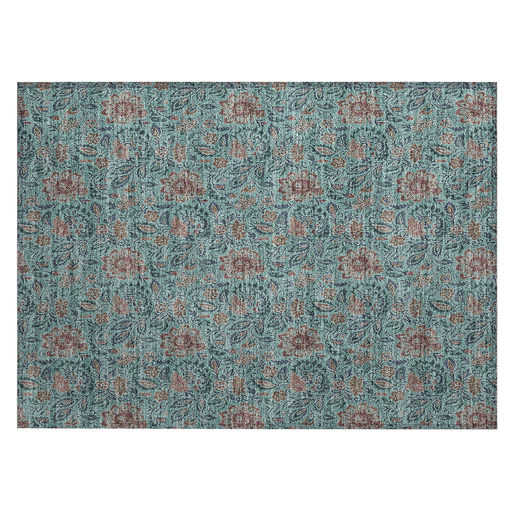 addison chantille acn660 teal rug
