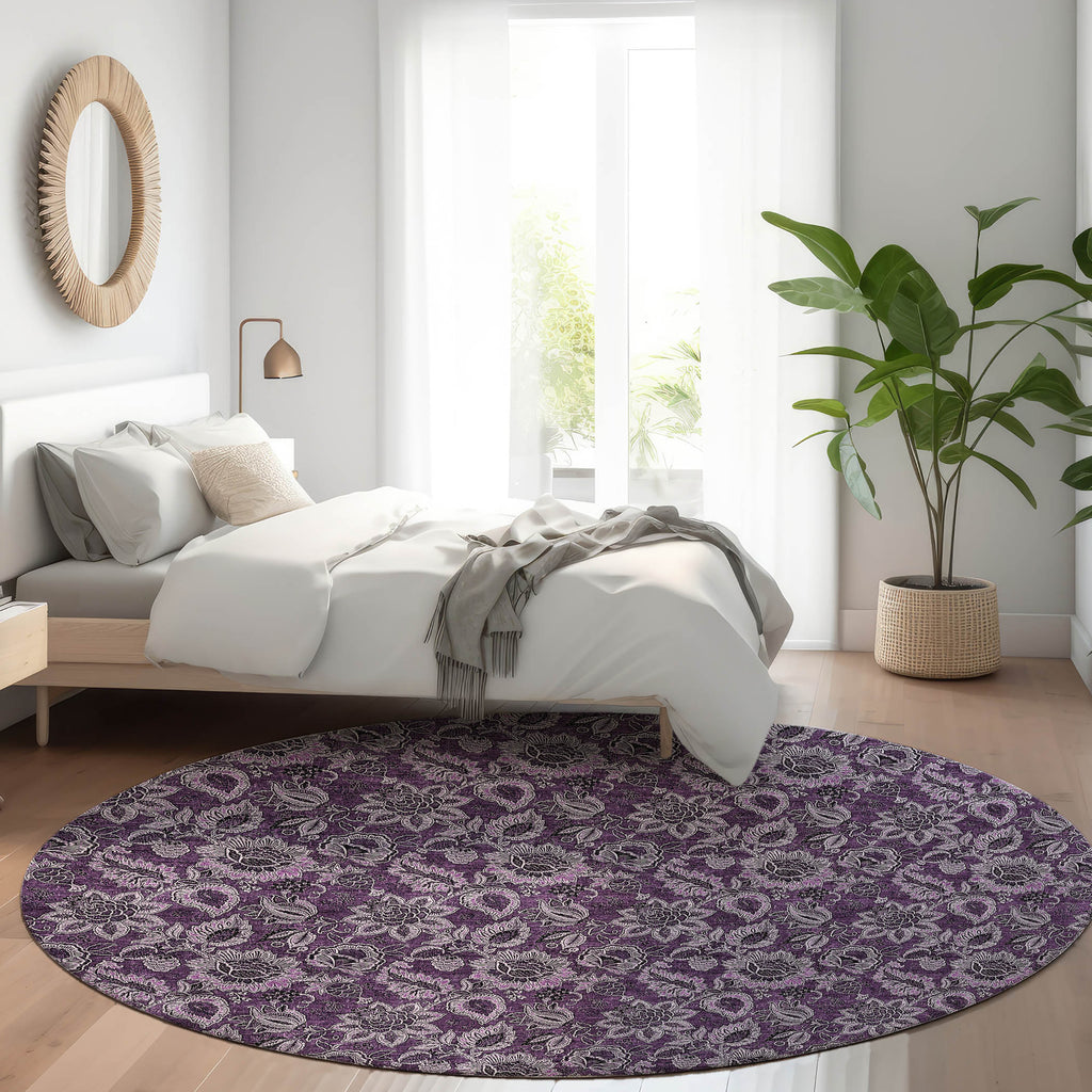 addison chantille acn661 eggplant rug