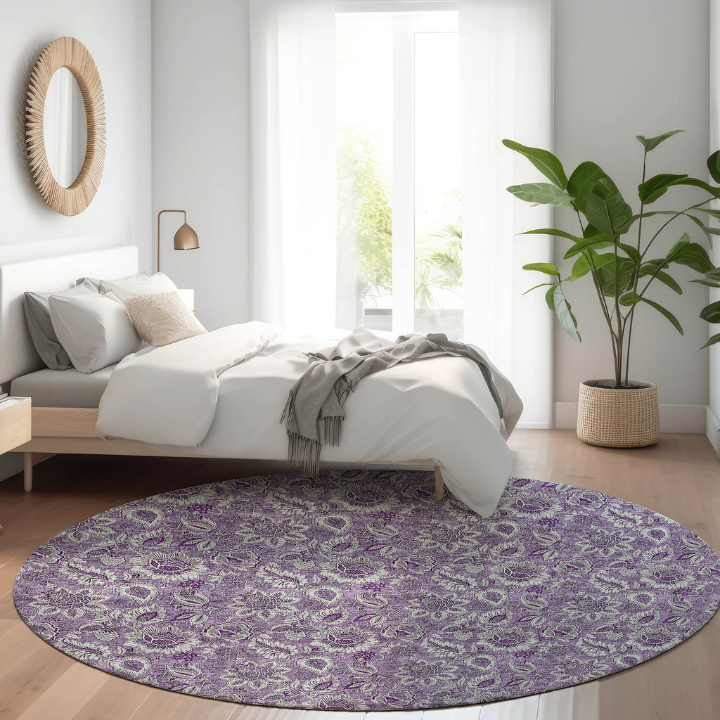 addison chantille acn661 purple rug