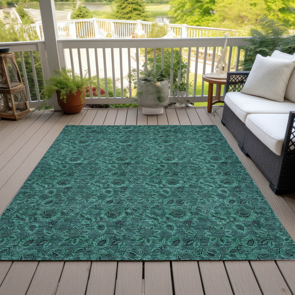 addison chantille acn661 teal rug