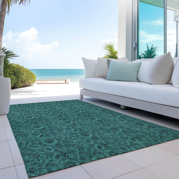 addison chantille acn661 teal rug