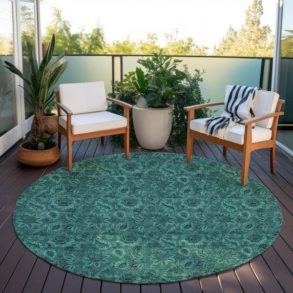 addison chantille acn661 teal rug