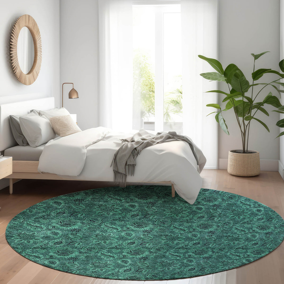 addison chantille acn661 teal rug