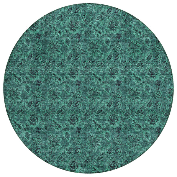 addison chantille acn661 teal rug
