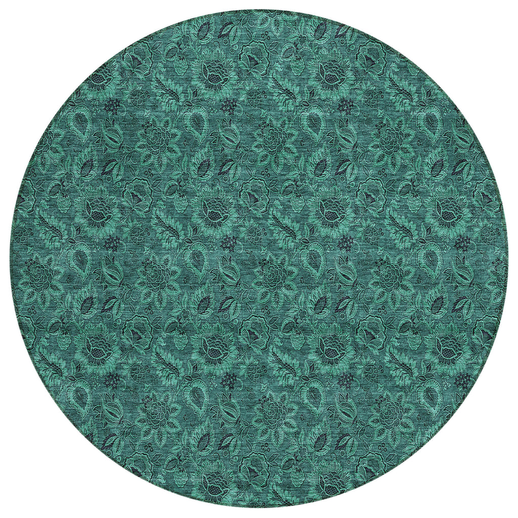 addison chantille acn661 teal rug