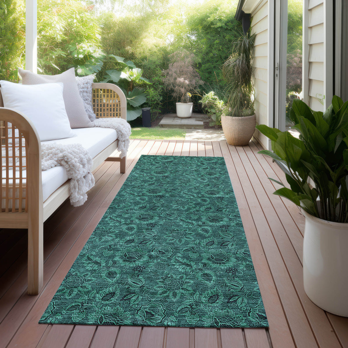 addison chantille acn661 teal rug