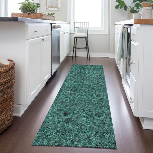 addison chantille acn661 teal rug
