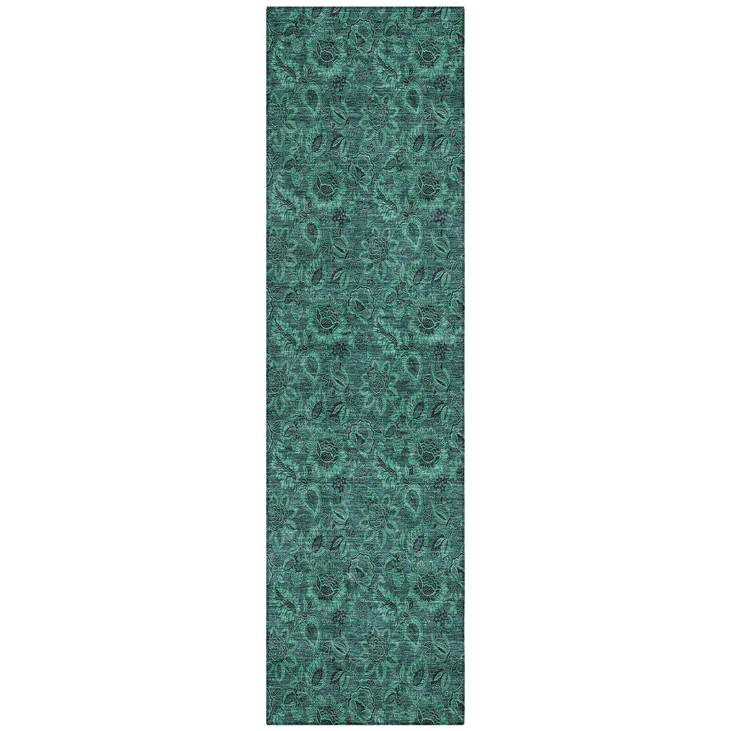 addison chantille acn661 teal rug
