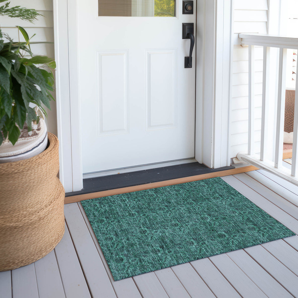 addison chantille acn661 teal rug