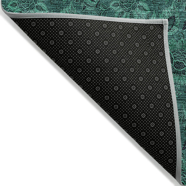 addison chantille acn661 teal rug