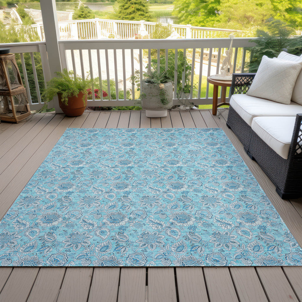 addison chantille acn662 aqua rug