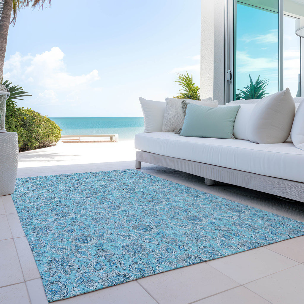 addison chantille acn662 aqua rug