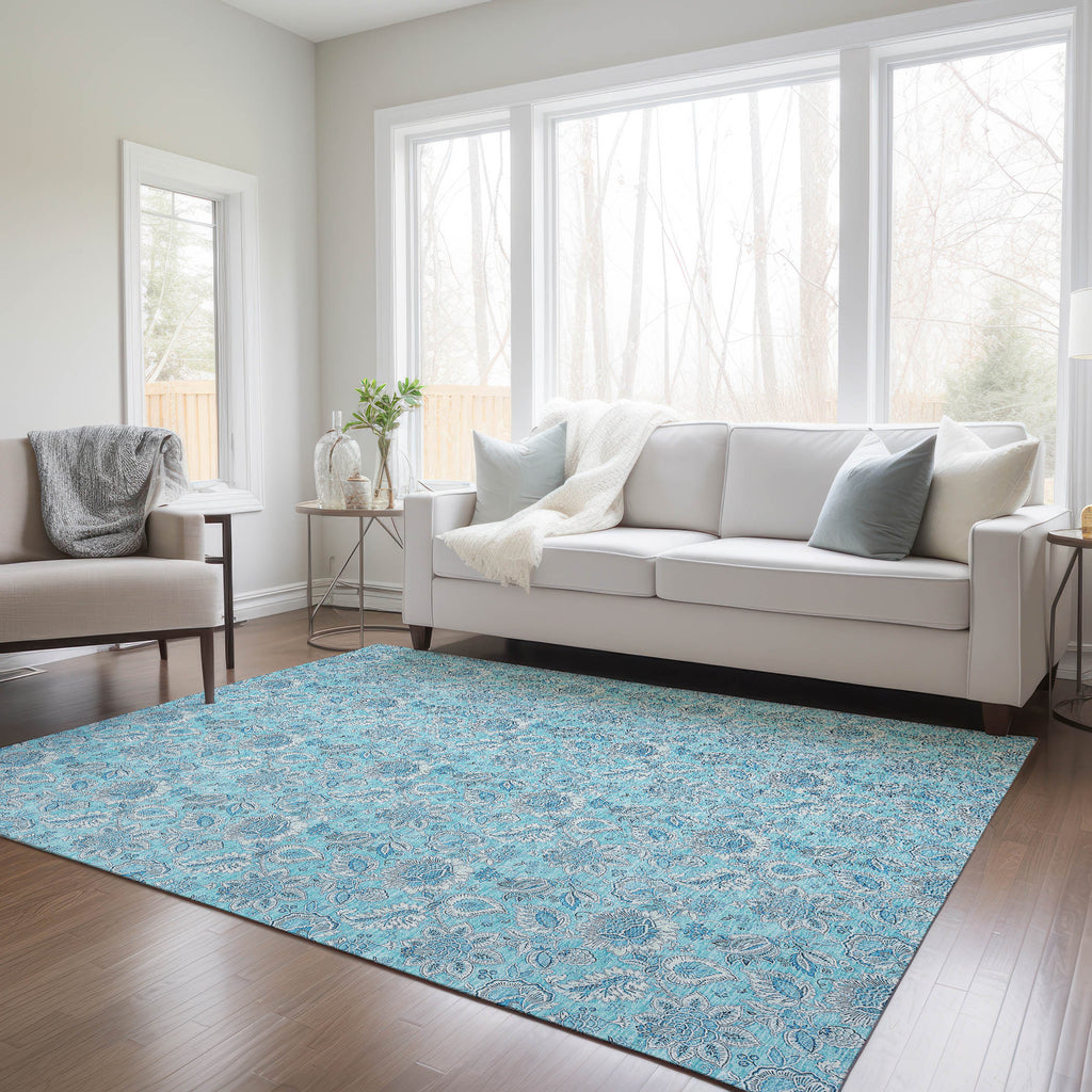 addison chantille acn662 aqua rug
