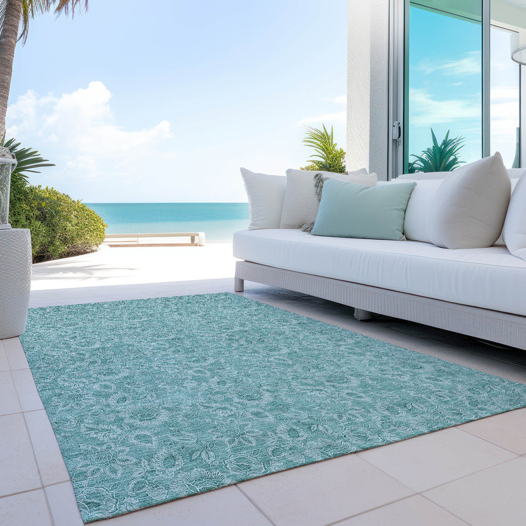 addison chantille acn662 teal rug
