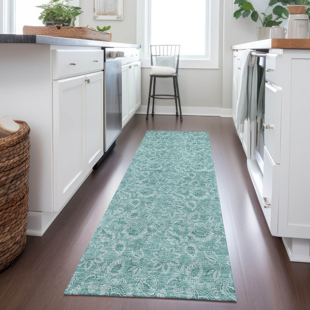 addison chantille acn662 teal rug