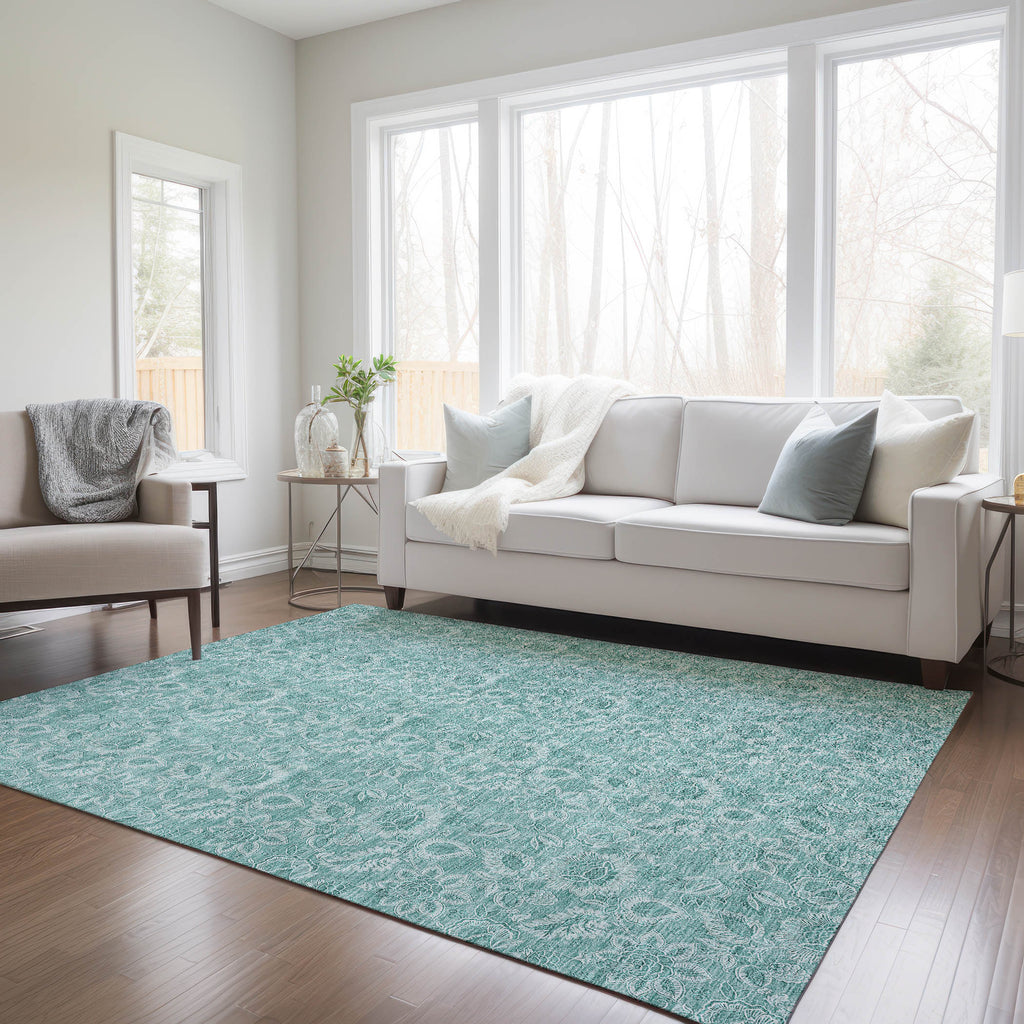 addison chantille acn662 teal rug