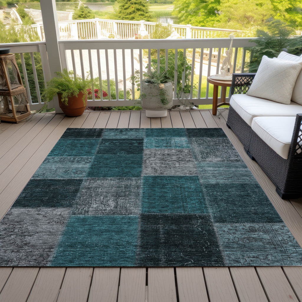 addison chantille acn663 teal rug