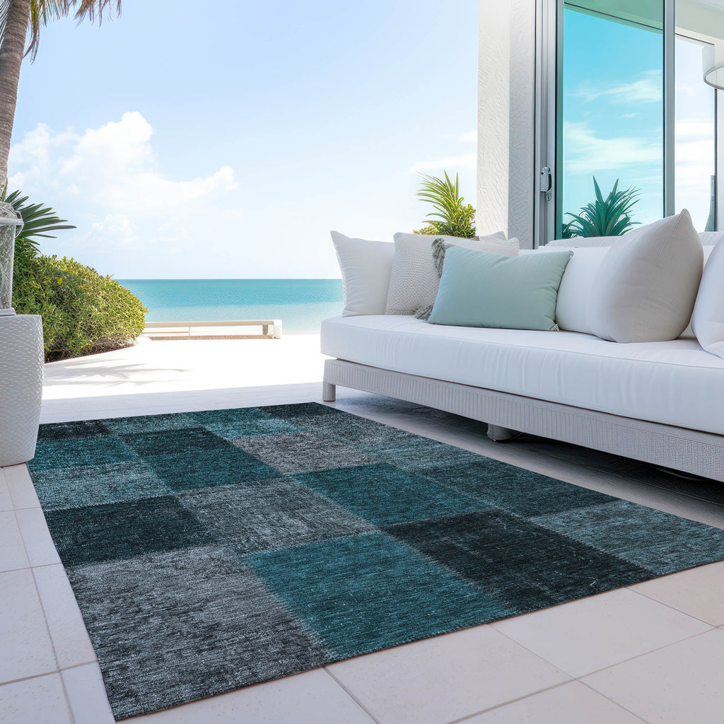 addison chantille acn663 teal rug