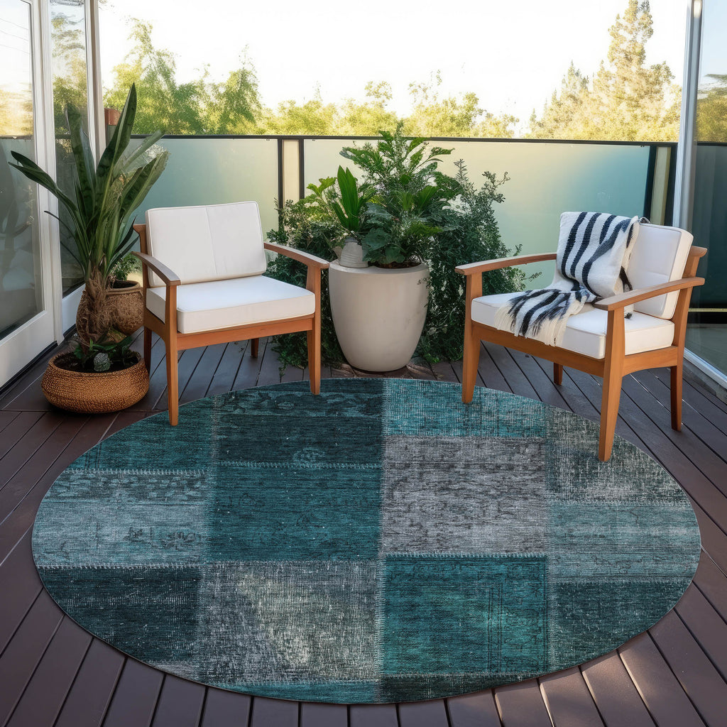 addison chantille acn663 teal rug