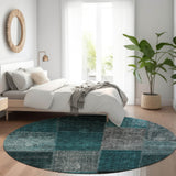 addison chantille acn663 teal rug