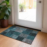 addison chantille acn663 teal rug