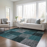 addison chantille acn663 teal rug