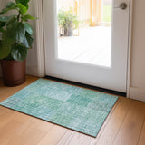 addison chantille acn664 teal rug