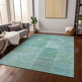addison chantille acn664 teal rug