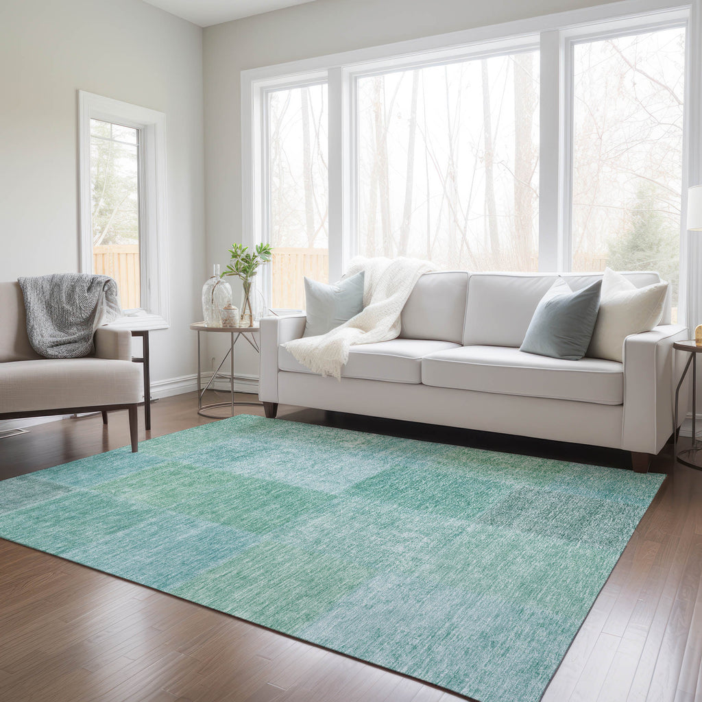 addison chantille acn664 teal rug