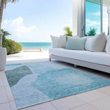 addison chantille acn665 teal rug