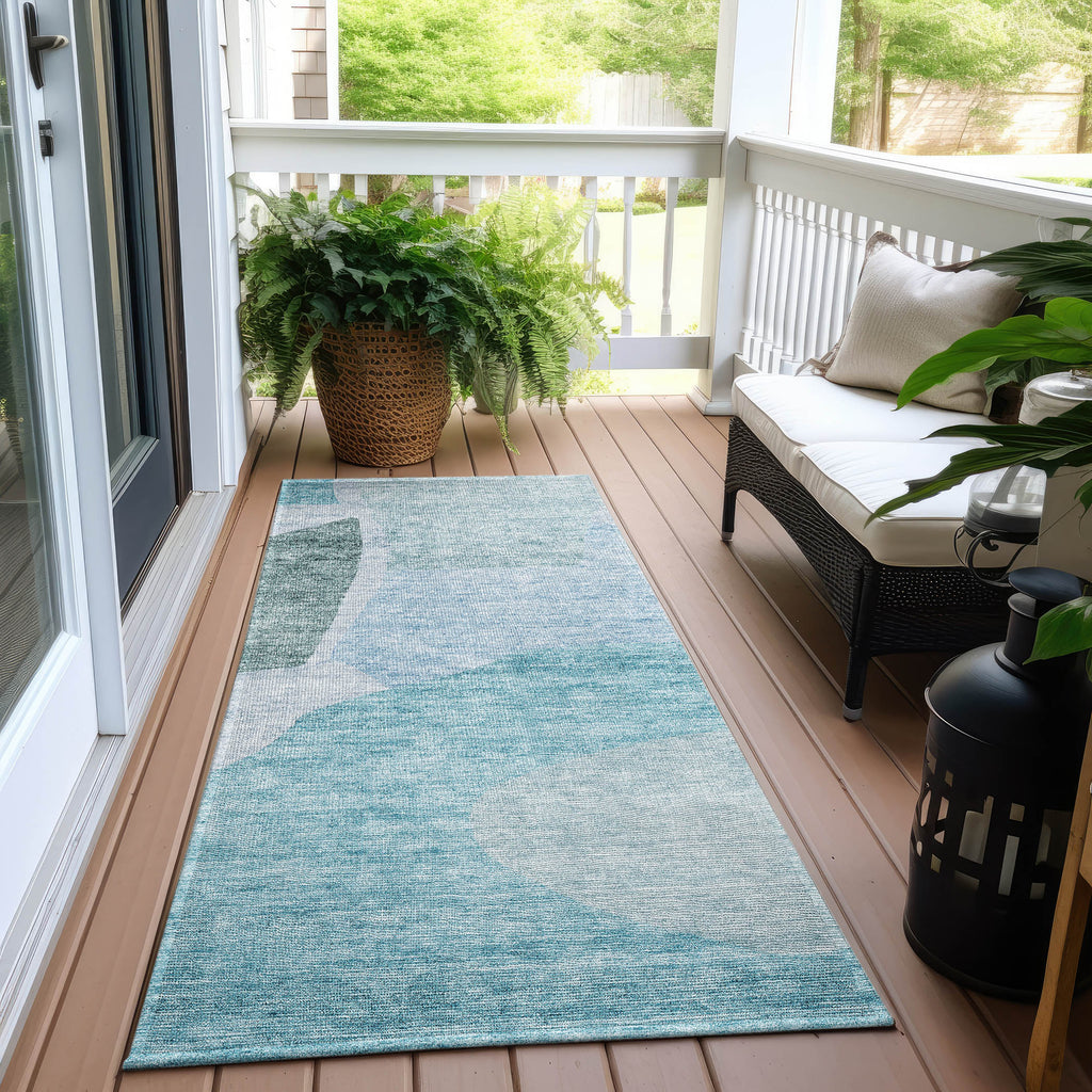 addison chantille acn665 teal rug