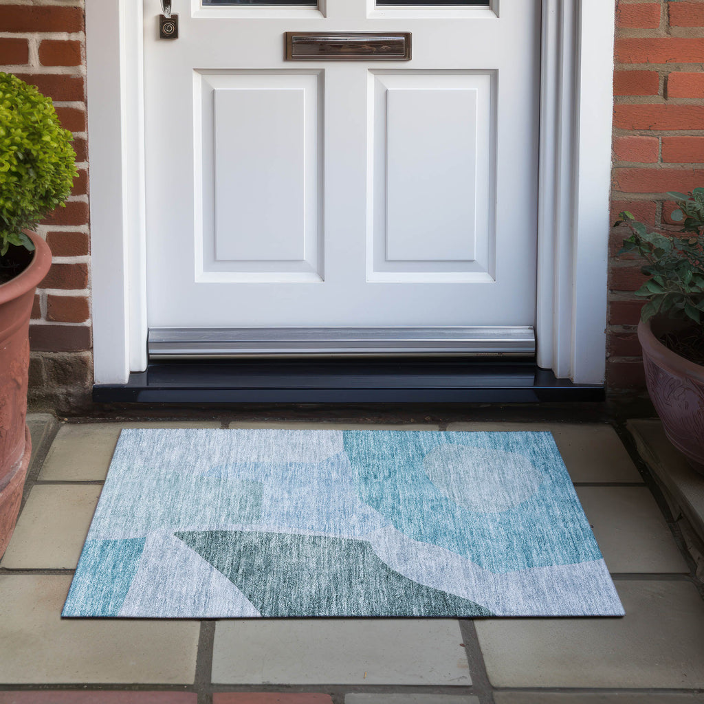 addison chantille acn665 teal rug
