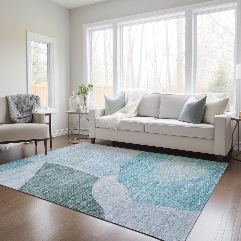 addison chantille acn665 teal rug