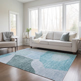 addison chantille acn665 teal rug