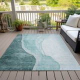 addison chantille acn667 teal rug