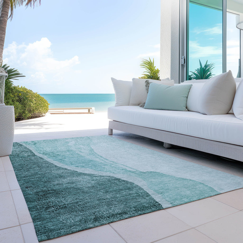 addison chantille acn667 teal rug