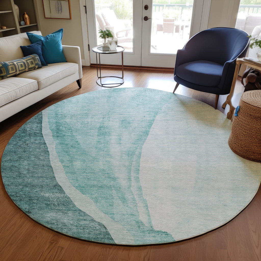 addison chantille acn667 teal rug