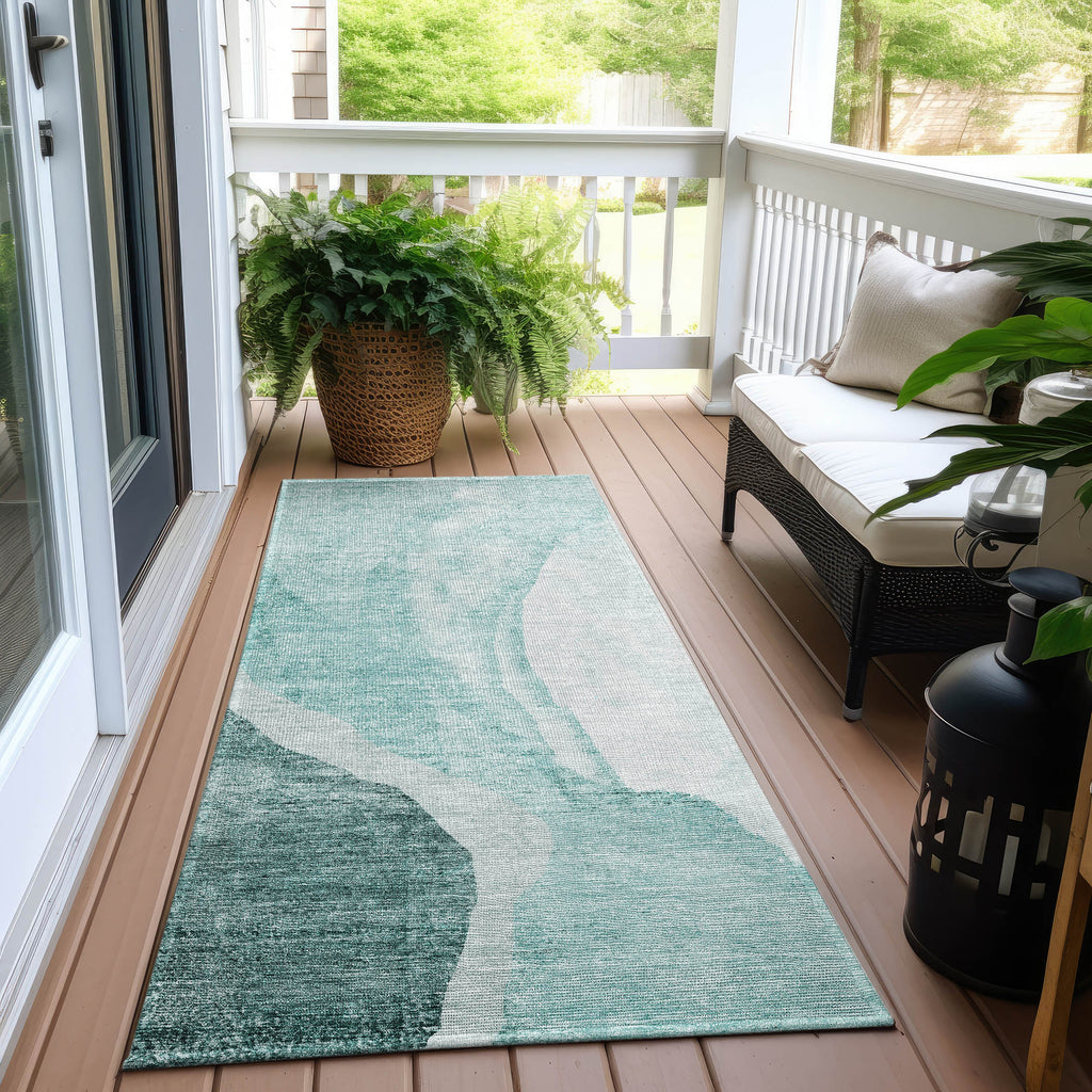 addison chantille acn667 teal rug