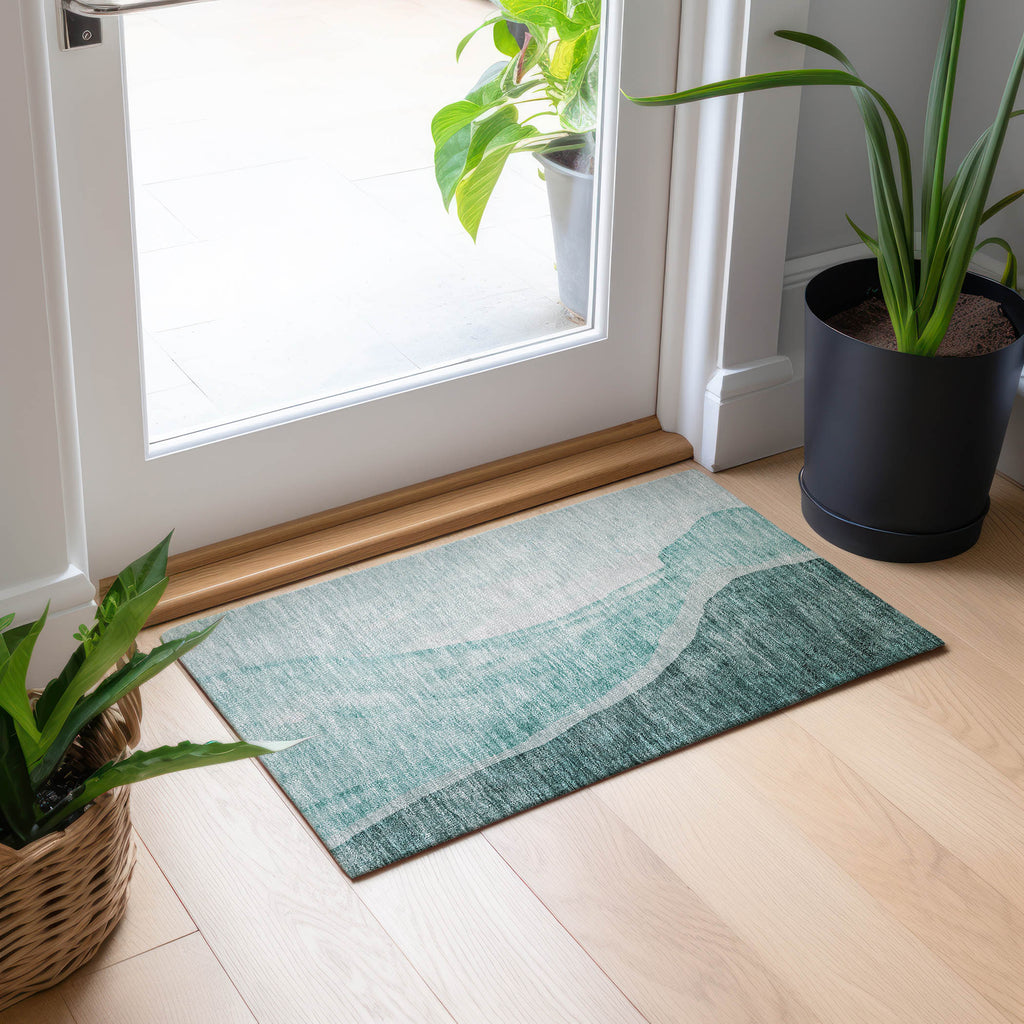 addison chantille acn667 teal rug