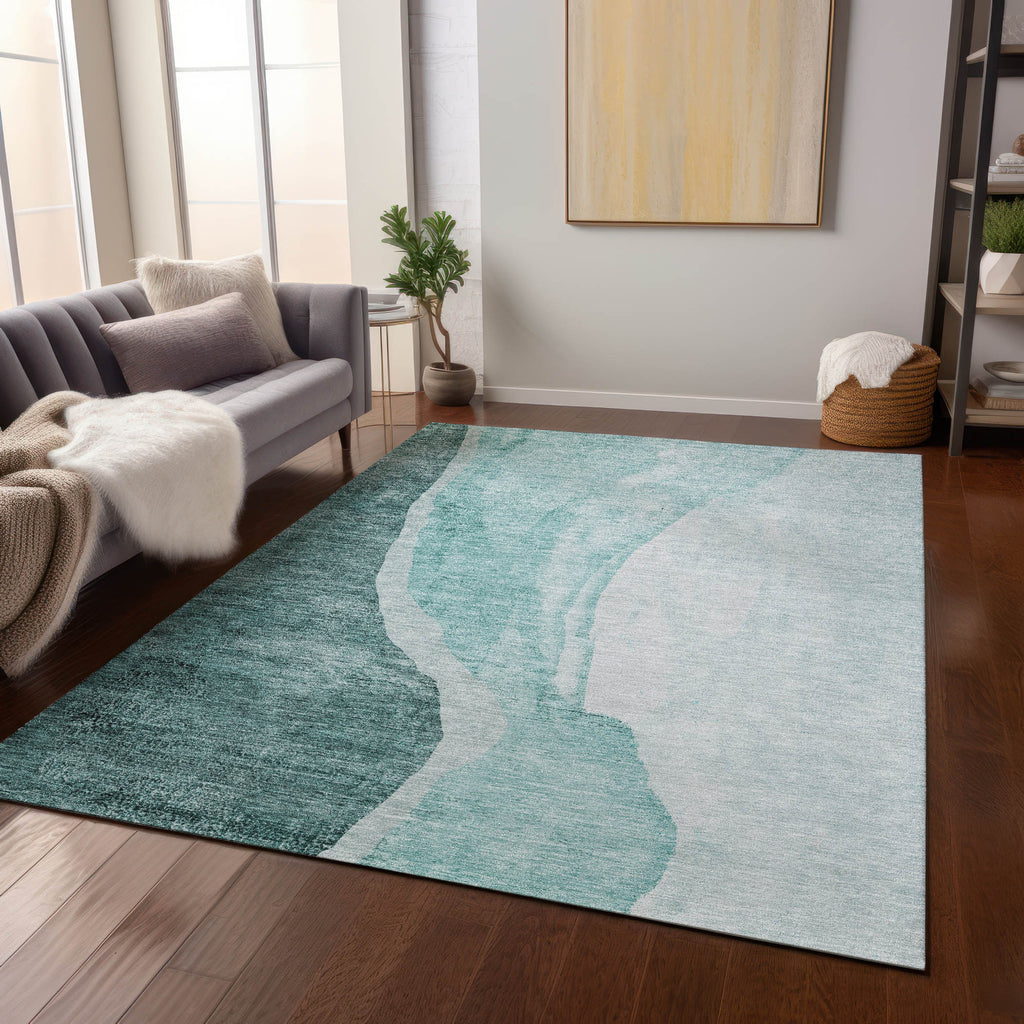 addison chantille acn667 teal rug