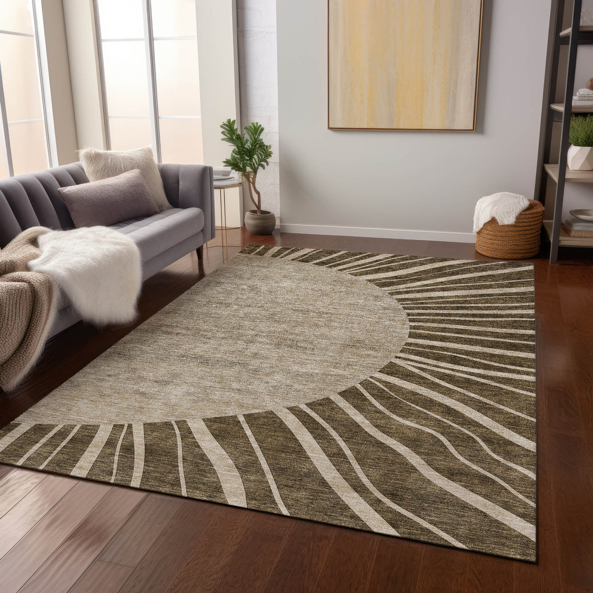 addison chantille acn668 brown rug
