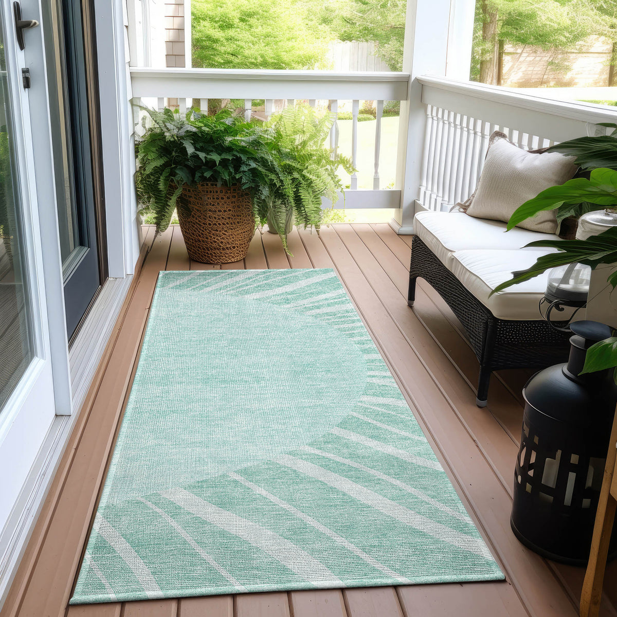 addison chantille acn668 teal rug