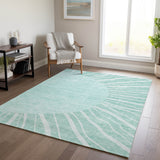 addison chantille acn668 teal rug
